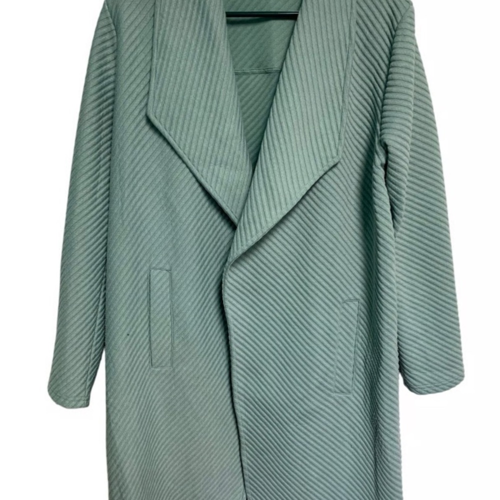 BB Dakota X Steve Madden Sea Foam Green Women's Cardigan Coat